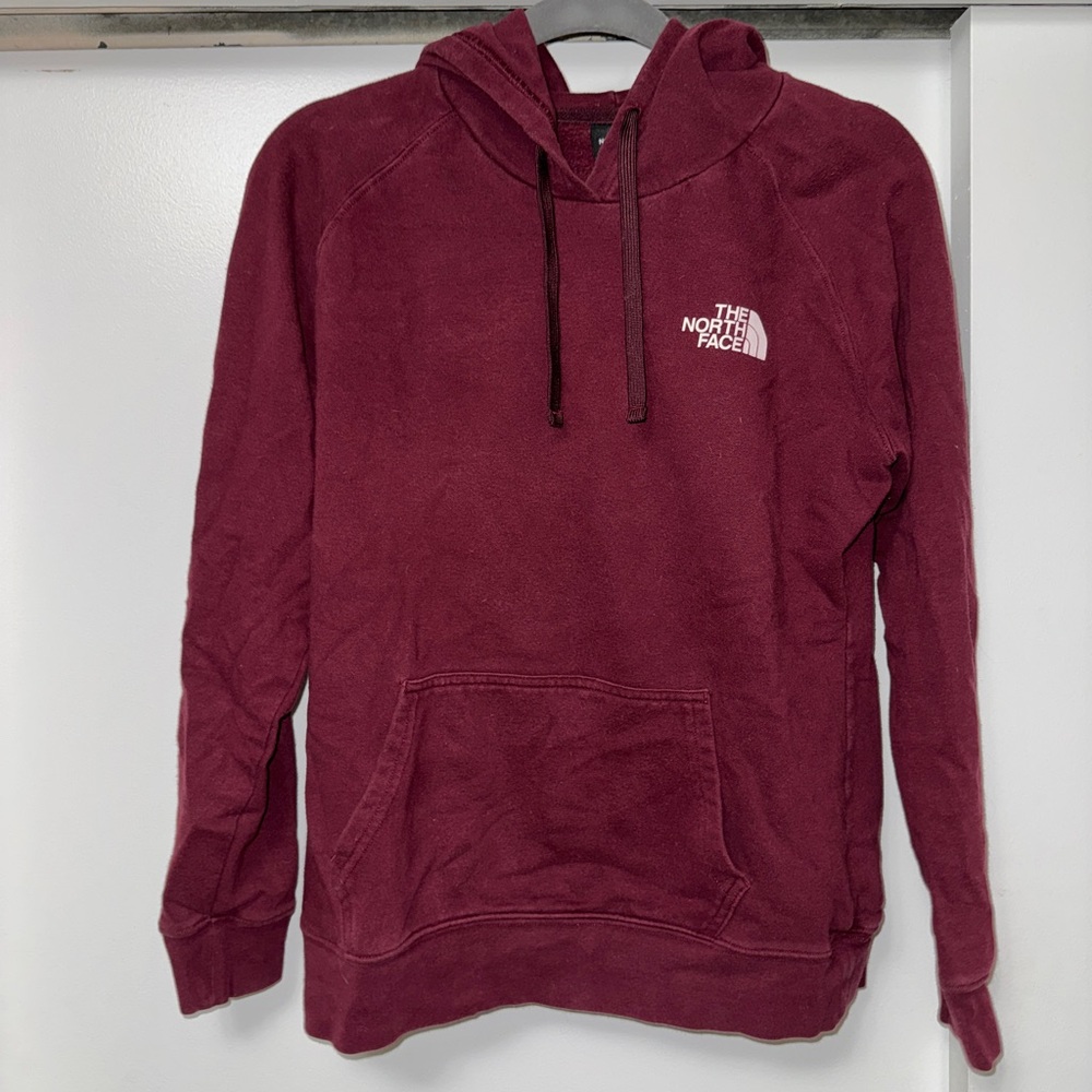 The North Face Men's Dark Red Hoodie